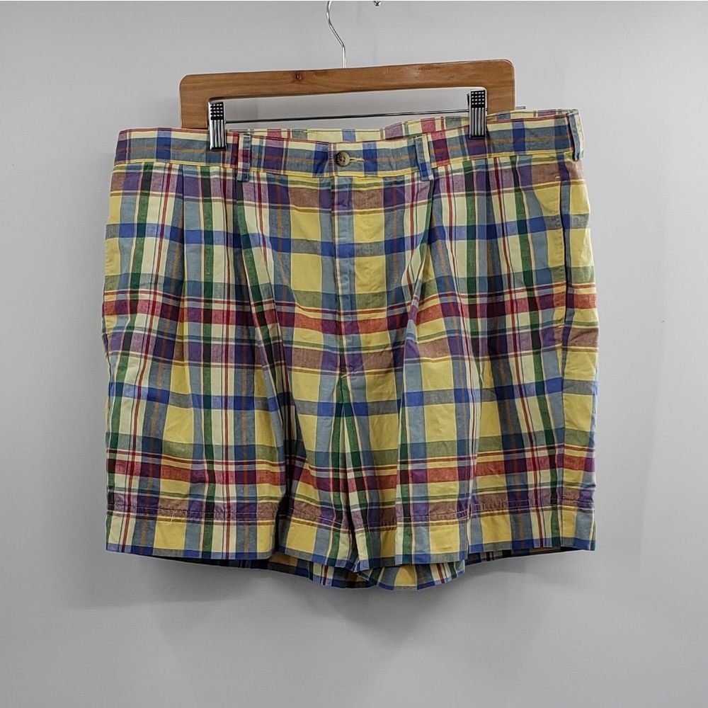NAUTICA Men's Plaid Bermuda Shorts NWT